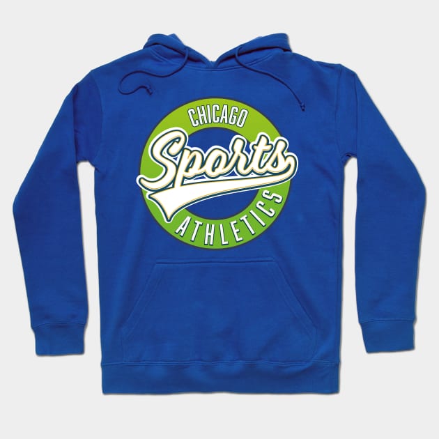 Chicago Sports Athletic Hoodie by nickemporium1